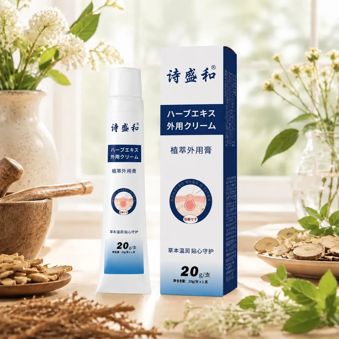 诗盛和草本植萃外用膏涂抹抑菌