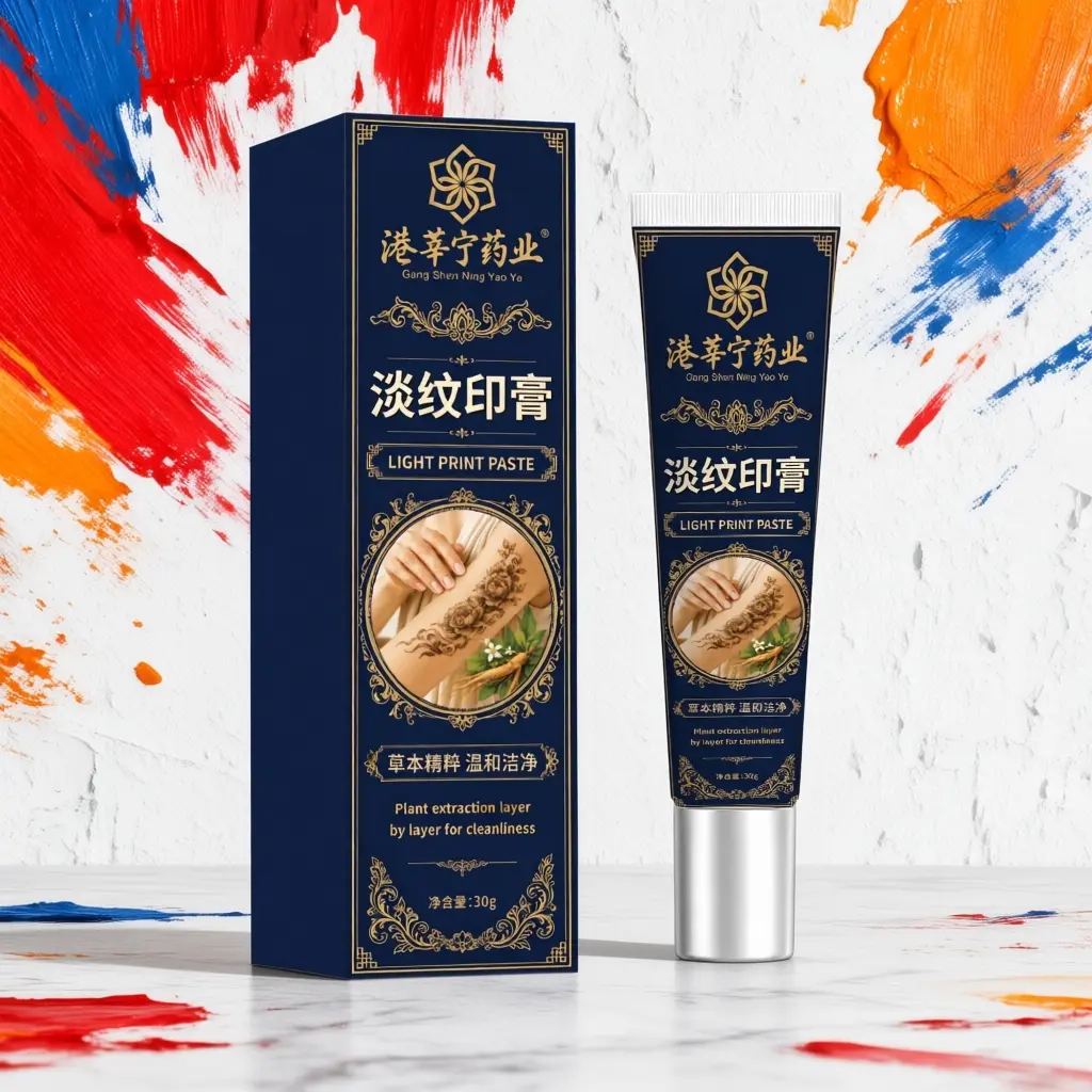 港萃宁药业淡纹印膏去除不留疤痕