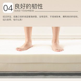 通用含布套定制 亚麻坐垫实木沙发坐垫子35D45D加硬海绵坐垫四季