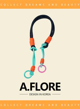 A.FLORE包包肩带斜跨单肩可拆卸帆布袋延长质感撞色编织尼龙挂绳