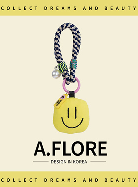 A.FLORE包包挂件女精致高级感原创元气笑脸挂件韩系挂饰可爱礼物