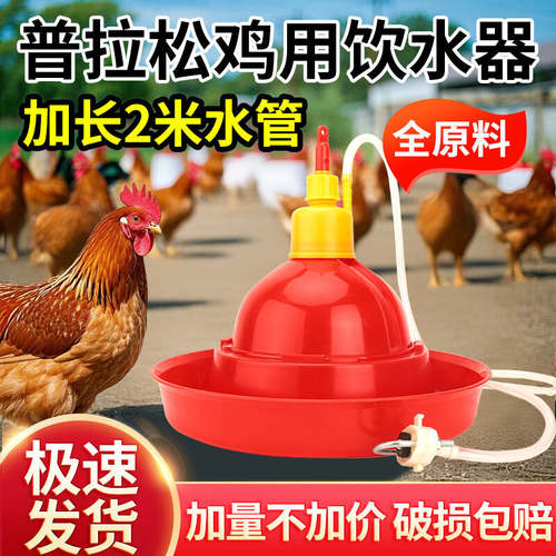 普拉松鸡用自动饮水器养鸡鸭鹅用喂水器鸡场喂水壶鸡饮水桶饮水器