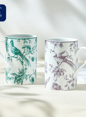 IPM HOME俄皇LIFE ART花鸟系列咖啡杯马克杯高级感家用杯子办公室