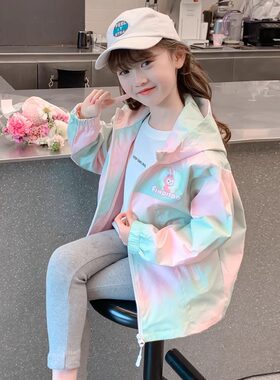 女童秋装外套儿童冲锋衣春秋长袖