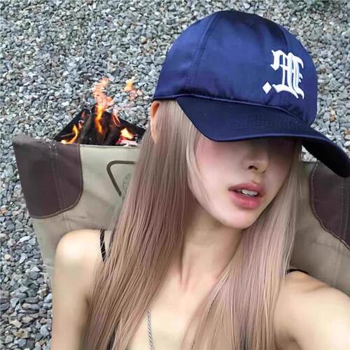 【正品免税】LMC绸缎棒球帽元彬jennie同款棒球帽男女遮阳鸭舌帽