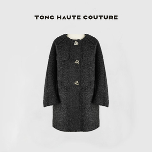 新款 大衣 羊驼毛 马海毛轻奢时尚 YW704 羊毛 冬季