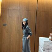 星琦 秋季 百搭时尚 高级感轻奢圆领百搭天s套装 YW281