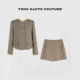 套装 冬季 轻奢轻熟风绵羊毛时尚 YW376