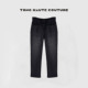 梦汐 秋冬新款 高级感百搭时尚 加厚牛仔裤 YK132