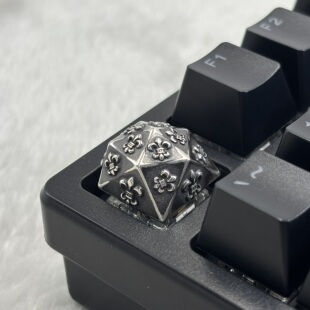 S925纯银十字花键帽机械键盘帽个性潮流时尚送礼金属键盘帽空格键