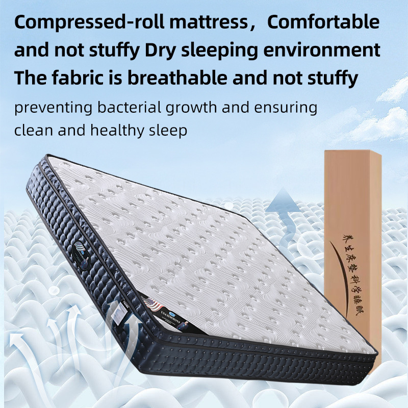 床笠Queen King Size Mattress Bed in A Box, 10 Inch Hybrid