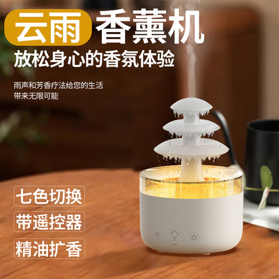 室内香薰机加湿器一体2024新款卧室家用静音大雾量雾化器孕妇婴儿