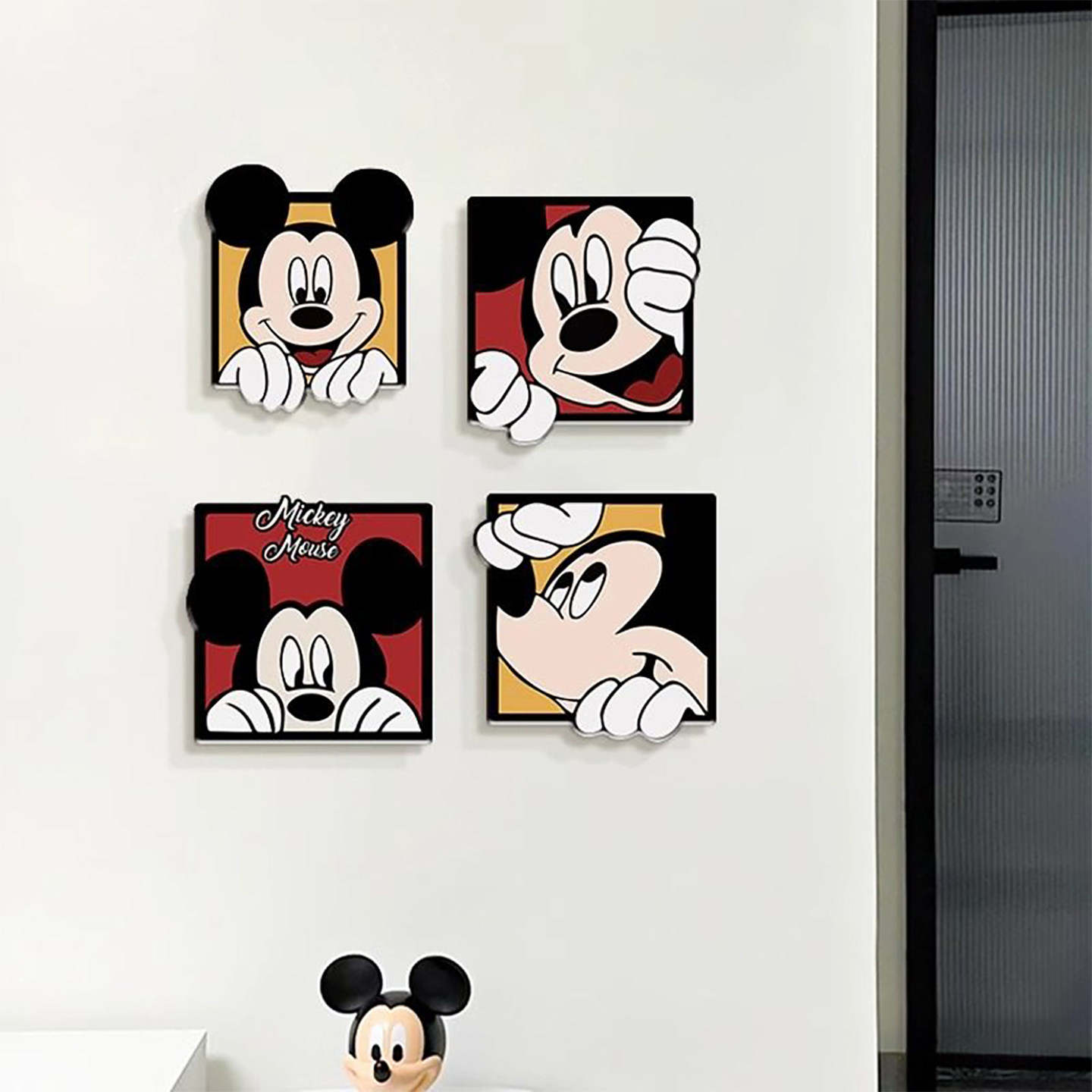 可爱米奇墙面补洞贴亚克力遮丑装饰墙纸遮挡贴饰防水贴画翻新改造,家居饰品,软装墙贴,淘宝优惠券,粉丝福利购,淘宝优惠卷