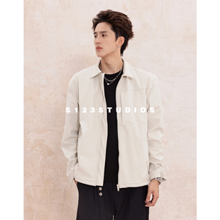 S123 G9荒野系列三防商鸟哈灵顿夹克男透气网眼纯色拉链宽松外套