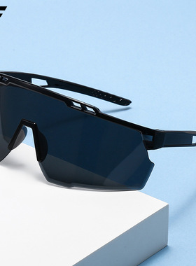 新款欧美时尚运动太阳镜男户外骑行防风眼镜登山防紫外线墨镜