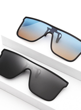 新款墨镜夹片开车司机夹片太阳镜夹镜偏光防紫外线高级墨镜男