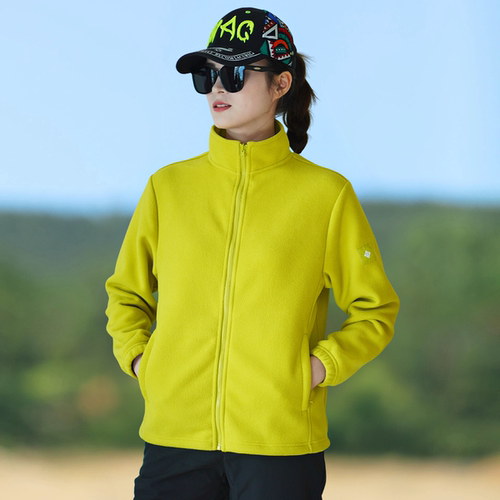 秋冬户外加厚保暖摇粒绒内胆女