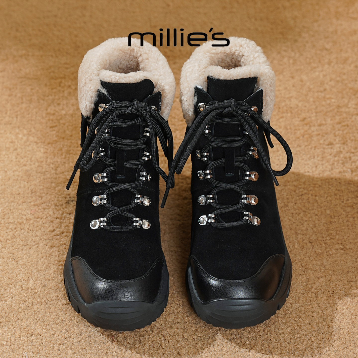 顺丰包邮妙丽加绒保暖雪地靴