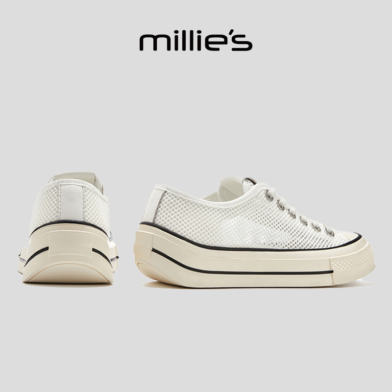 MILLIE'S/妙丽厚底增高休闲板鞋
