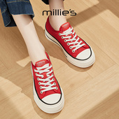 女舒适透气渔夫鞋 MILLIE 时尚 百搭休闲鞋 妙丽2025新款