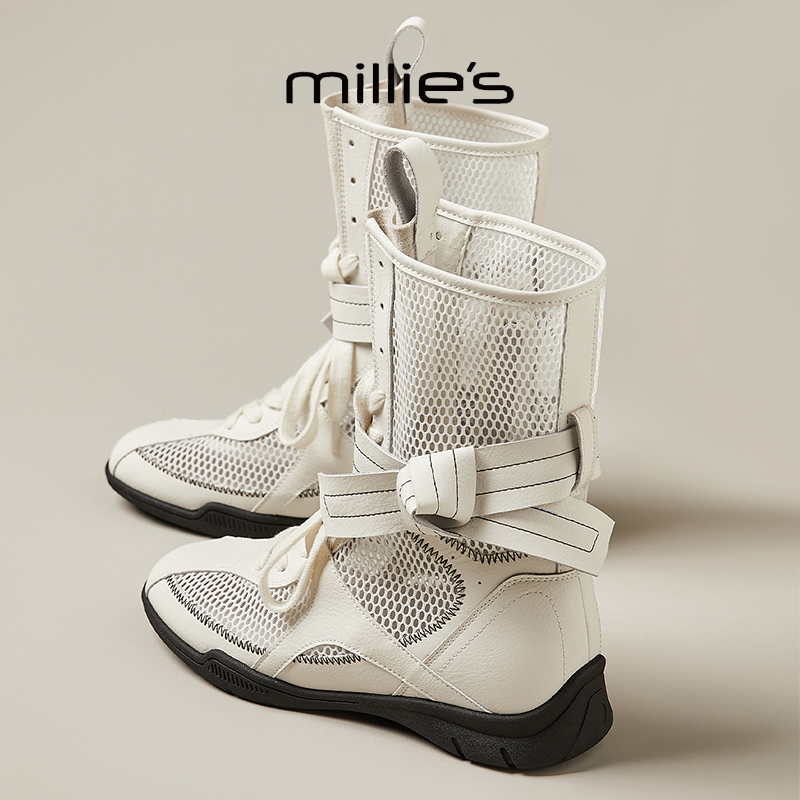 MILLIE'S/妙丽真皮勃肯鞋女