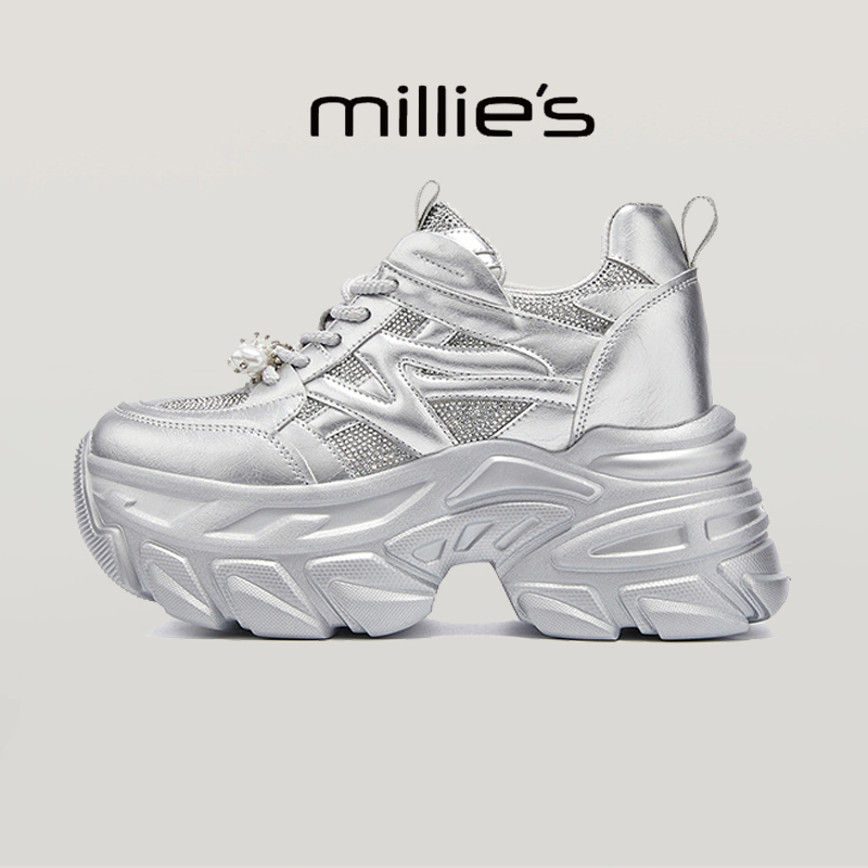 顺丰包邮欧美水钻设计时尚老爹鞋