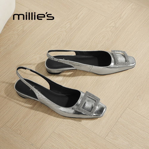 MILLIE'S/妙丽法式优雅凉鞋