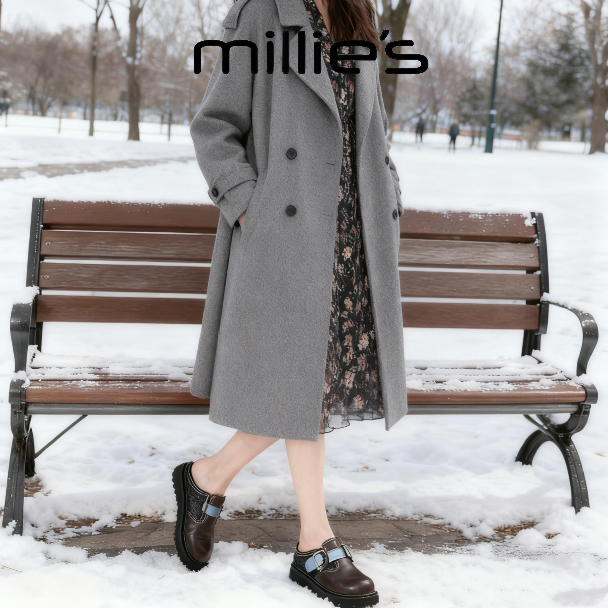 MILLIE'S/妙丽厚底拖鞋