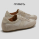 MILLIE 子 平底休闲运动百搭不累脚鞋 妙丽2025新复古拼接德训鞋
