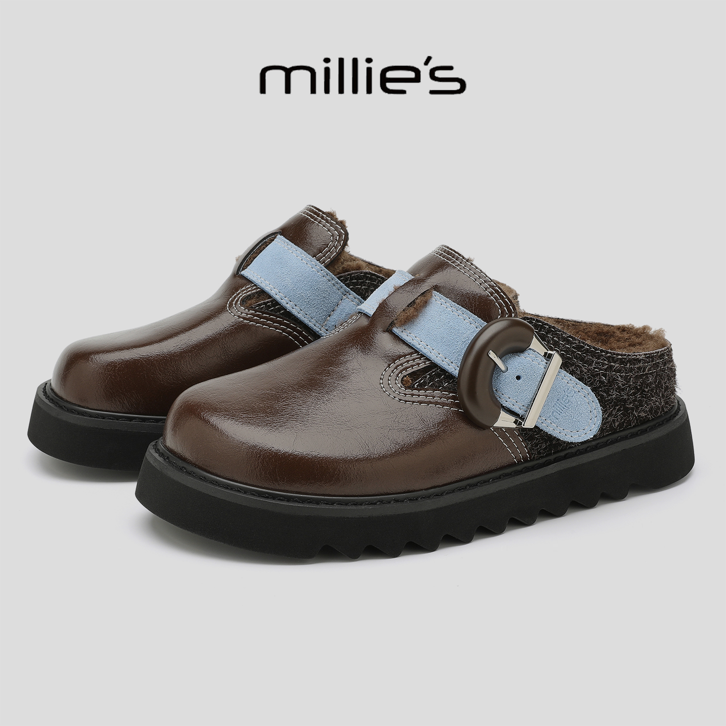MILLIE'S/妙丽厚底拖鞋