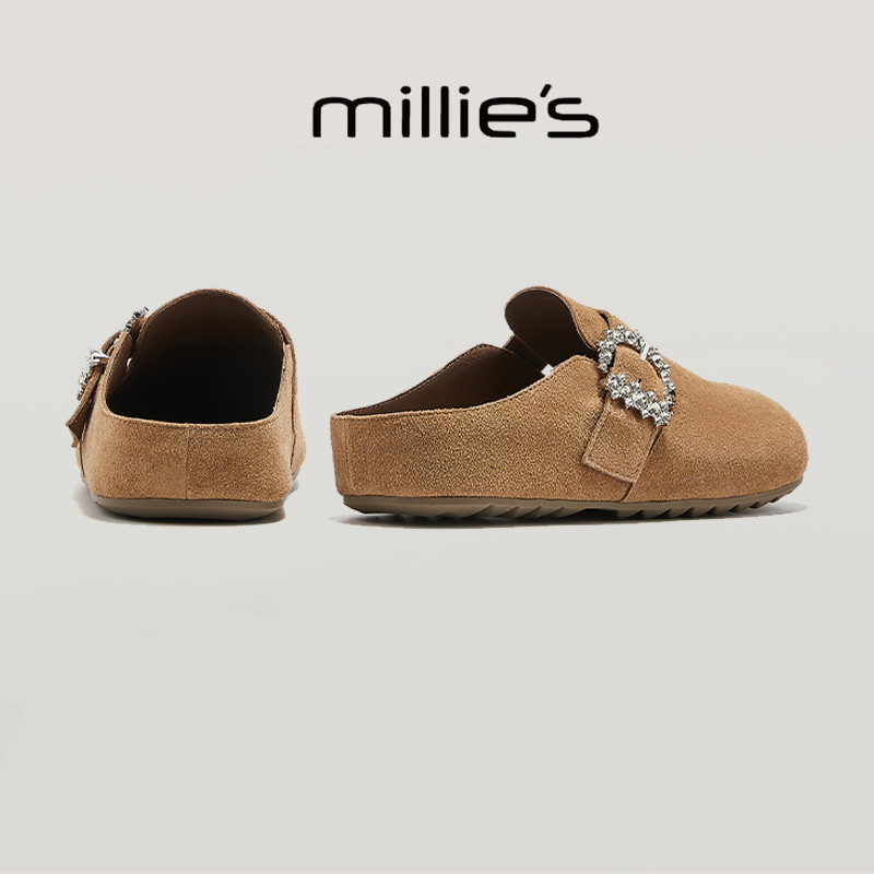 顺丰包邮包头复古流行柔软勃肯鞋