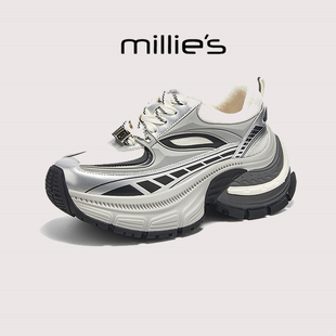 冬季 MILLIE 休闲老爹鞋 妙丽欧洲站高级欧美风炸街柔软舒适时尚