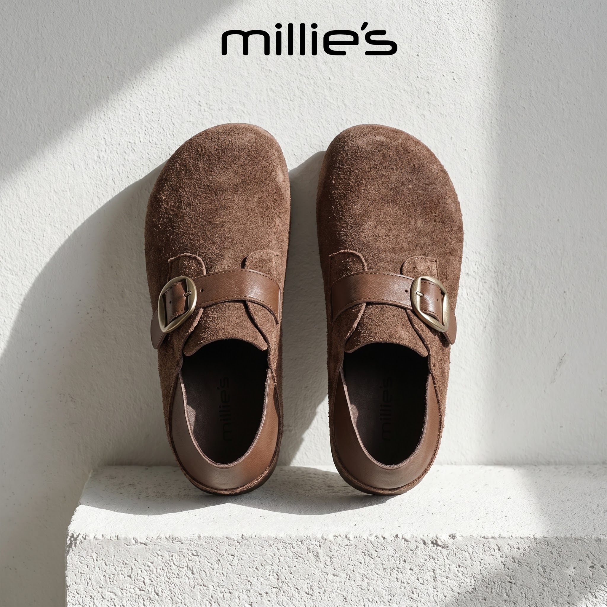 MILLIE'S/妙丽法式复古勃肯单鞋图片