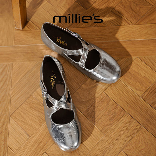 MILLIE'S/妙丽法式复古风单鞋