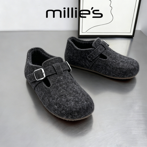 顺丰包邮妙丽加绒保暖博肯鞋