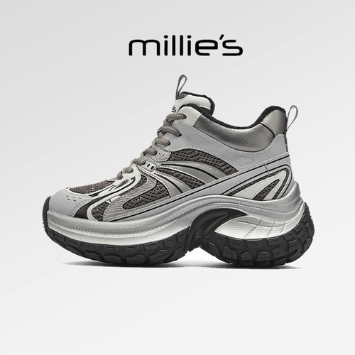 顺丰包邮新款真皮运动休闲老爹鞋