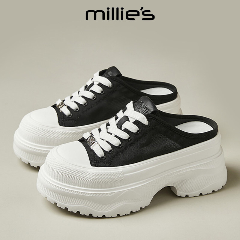 MILLIE'S/妙丽圆头厚底日常通勤百搭轻便舒适透气时尚休闲鞋女,女鞋,时尚休闲鞋,淘宝优惠券,粉丝福利购,淘宝优惠卷
