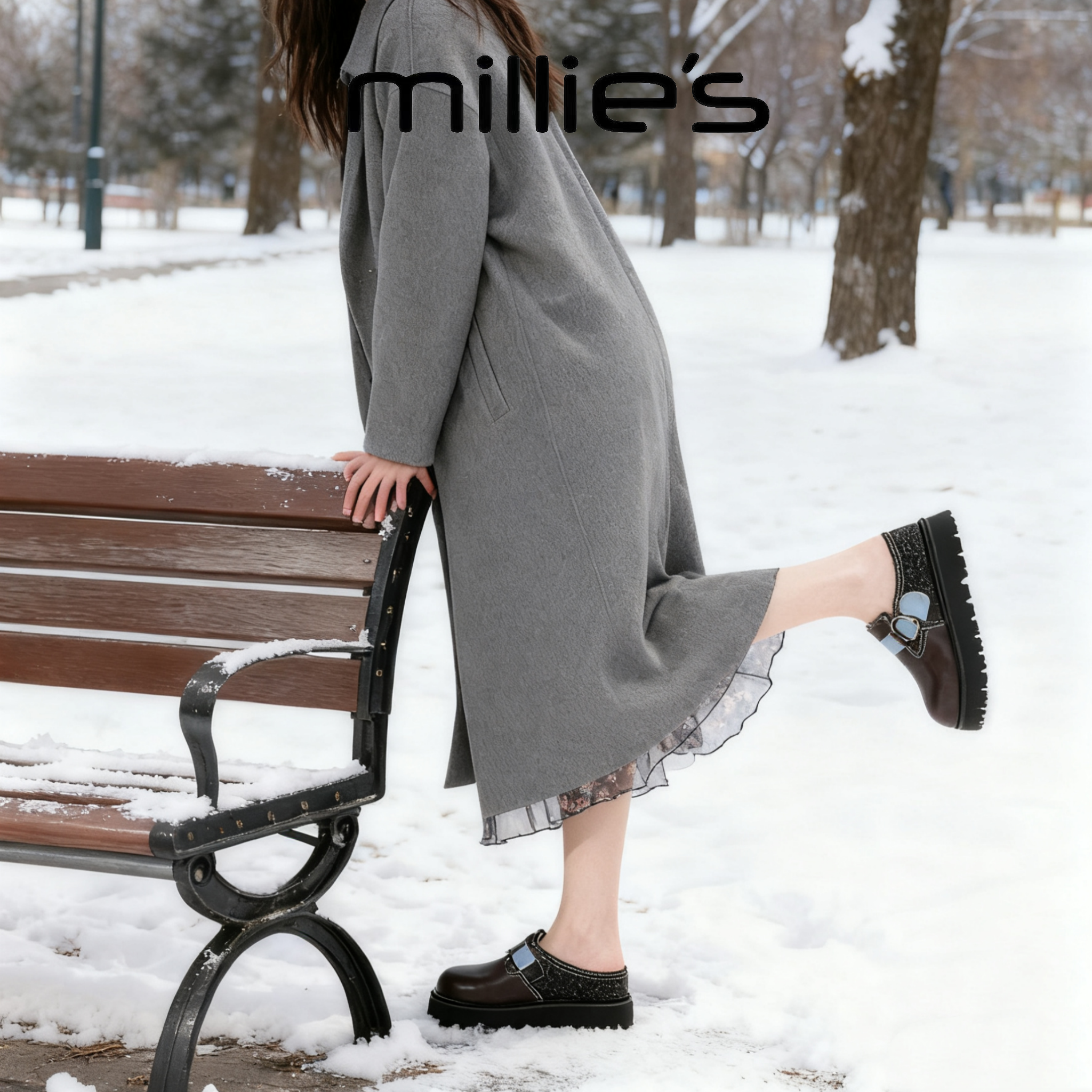 MILLIE'S/妙丽厚底拖鞋