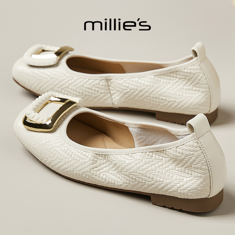 MILLIE'S/妙丽法式玛丽珍鞋