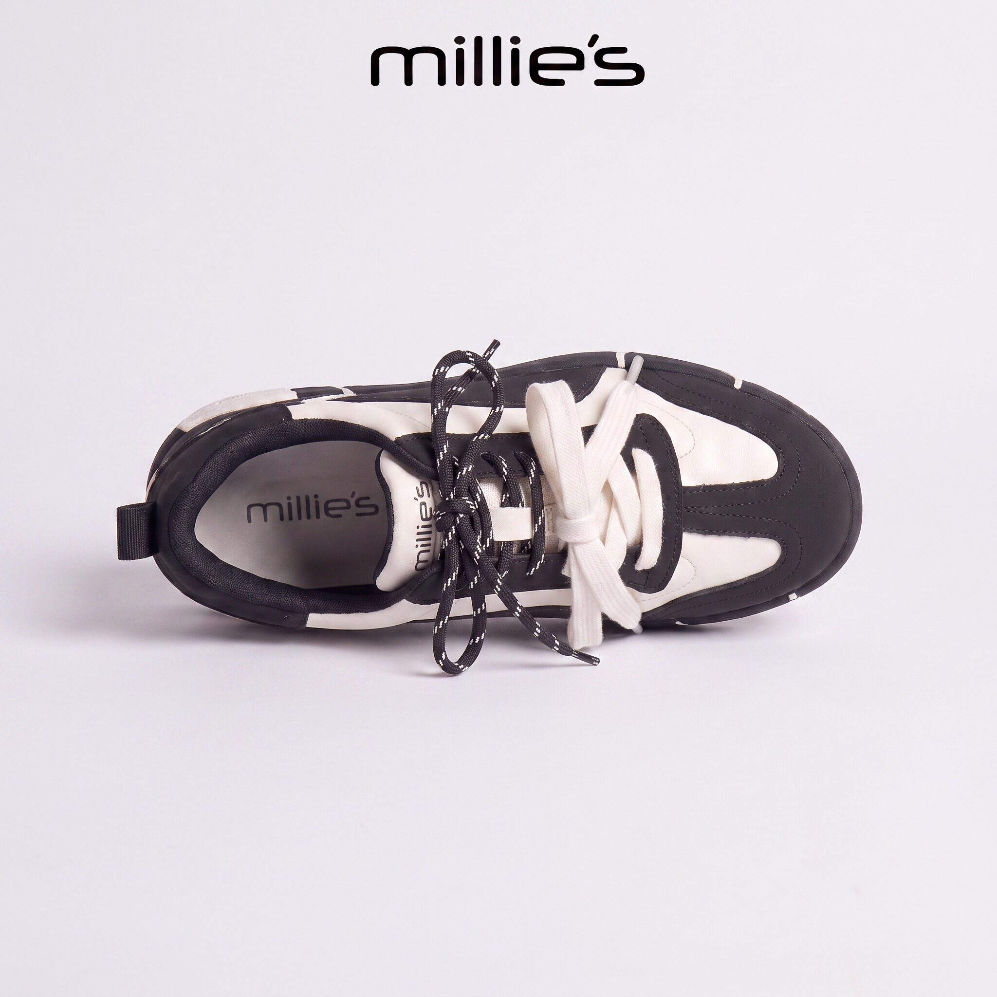 MILLIE'S/妙丽真皮德训鞋女
