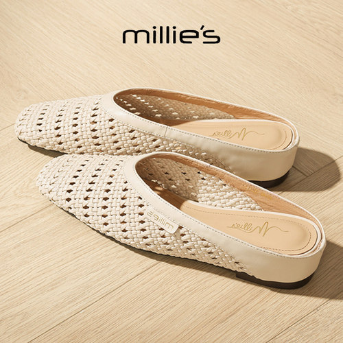 MILLIE'S/妙丽包头拖鞋女夏季