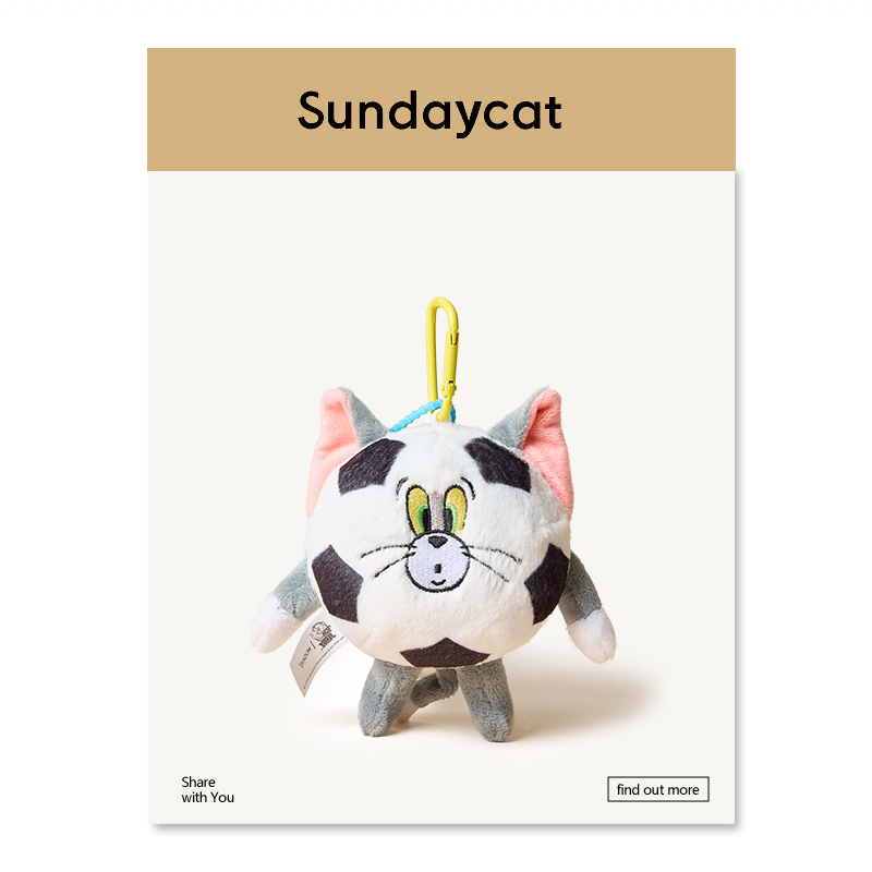 SundayCat正版猫和老鼠书包挂件