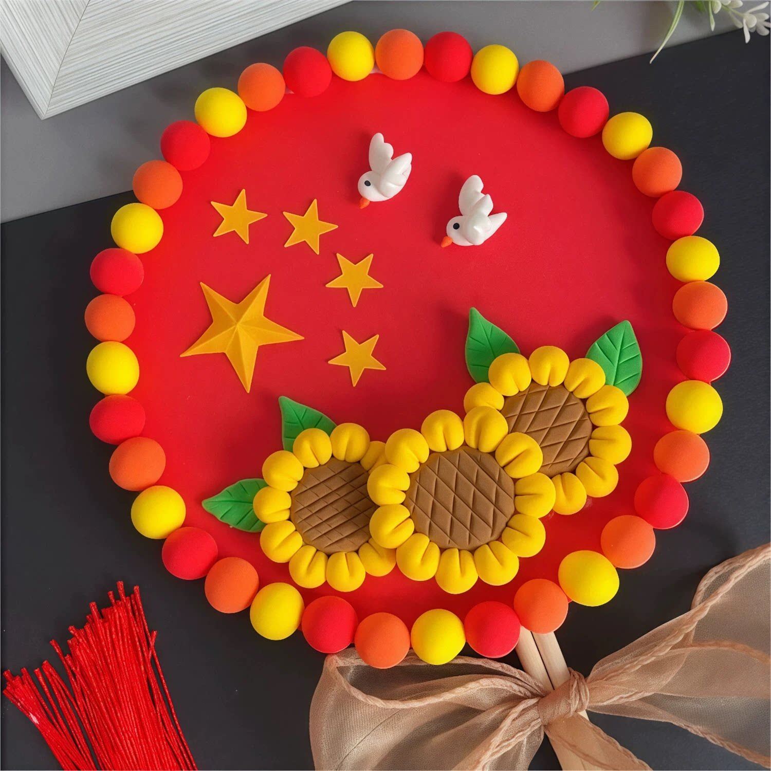 国庆节粘土手工diy材料包超轻黏土彩泥儿童玩具幼儿园创意礼物