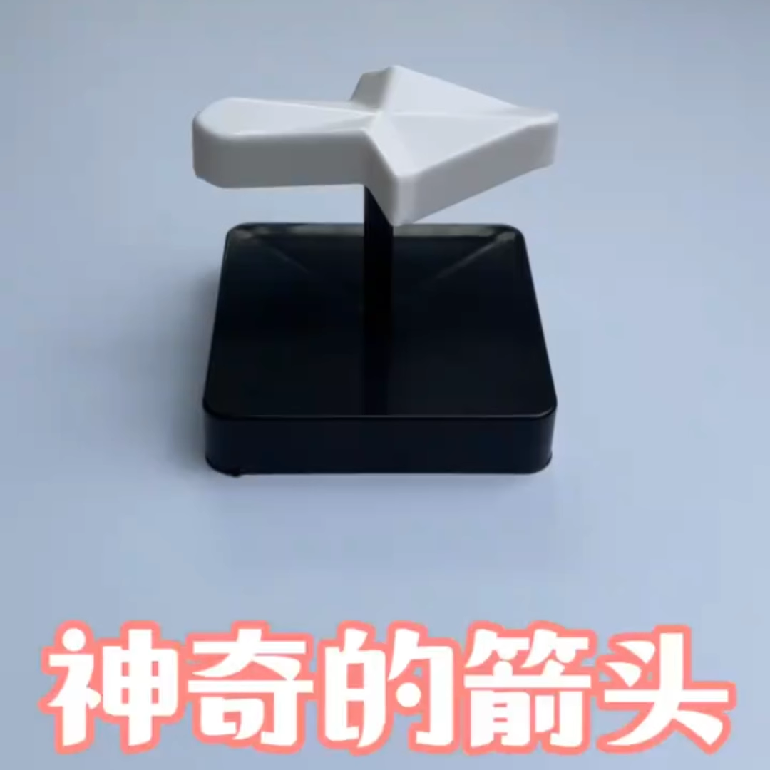 永远向右视错觉箭头魔术道具