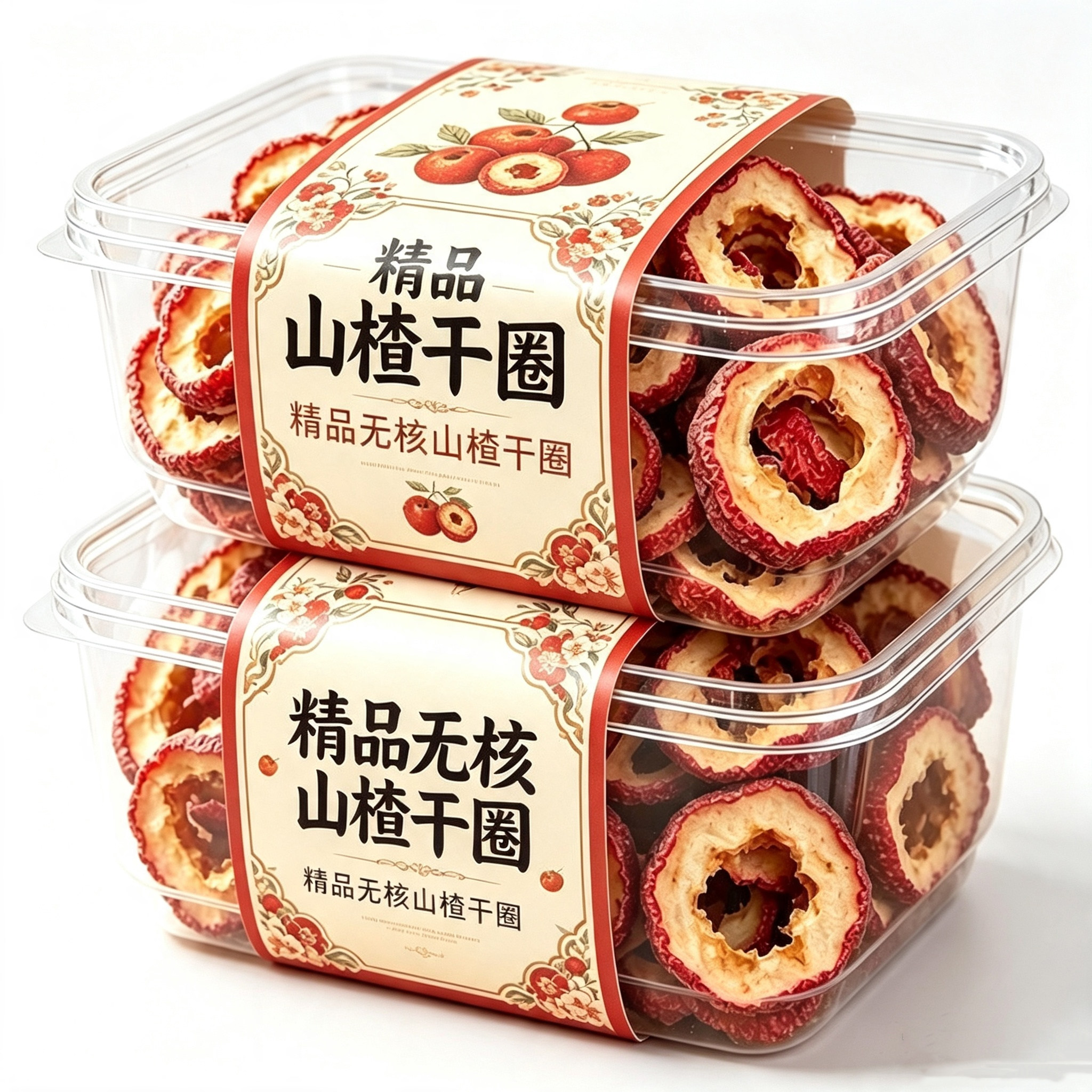 正宗无核山楂干片泡水特级天然空心山楂圈新鲜山楂片果干茶饮养生
