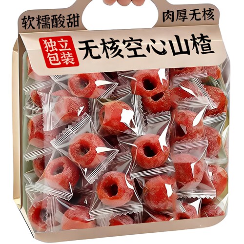央妈推荐空心山楂健康无核独立包装正宗沂蒙无核果脯解馋小零食