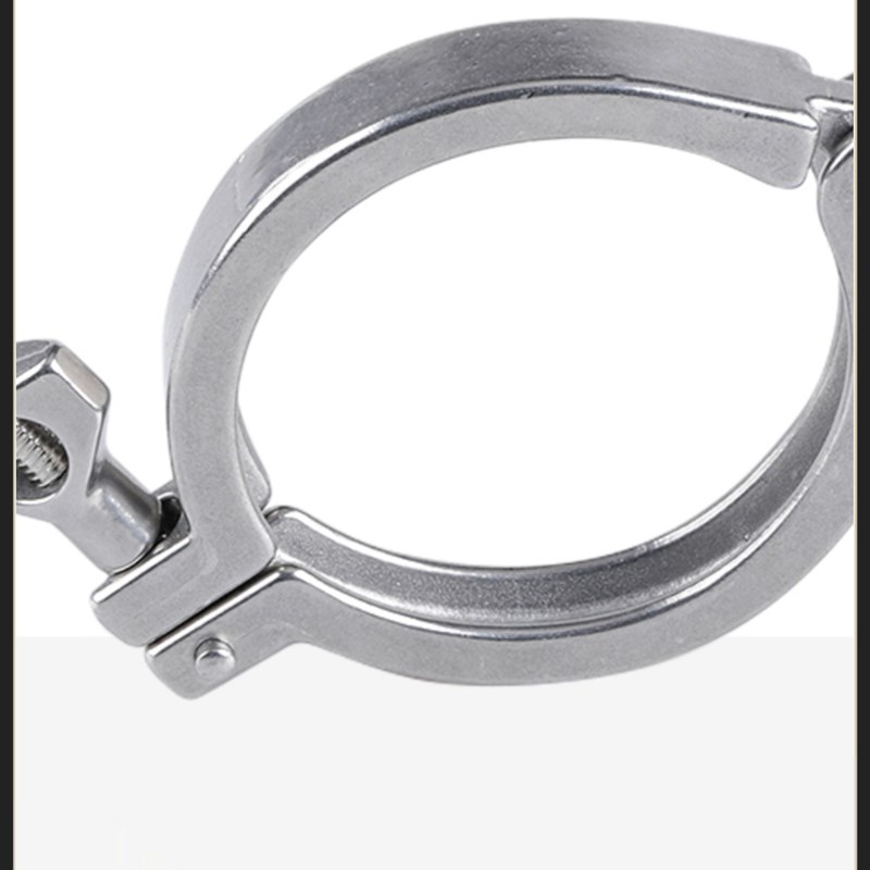 304不锈钢加厚快装卡箍重型接头卡扣固定卡盘抱箍快速管卡夹38 51