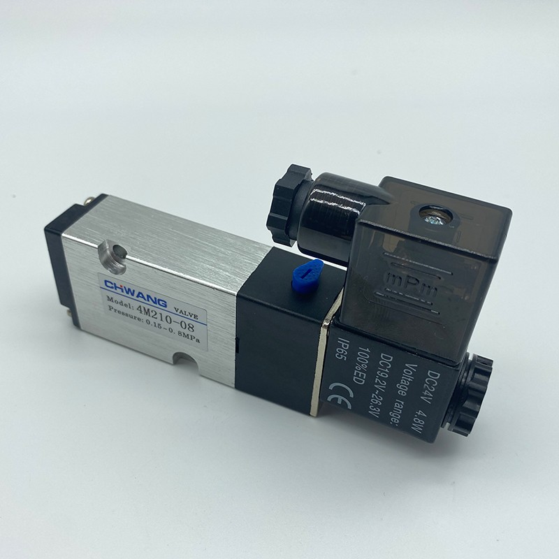 控制元件 4M210-08电磁阀4M210-08L二位五通单电控板式气动阀