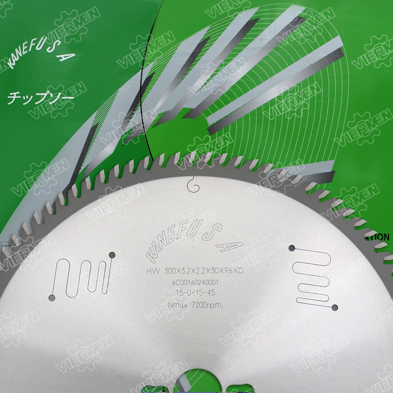 日本兼房和源木工精密推台锯裁板锯合金圆锯片12寸300mm96/72齿