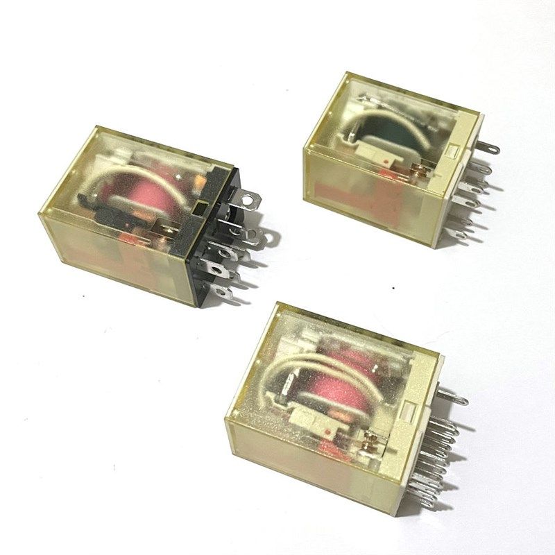 8脚10A14脚5A小型电磁中间继电器AC220V DC24 110V 12 6V 48 380V